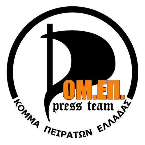 Ομάδα Επικοινωνίας, Κόμμα Πειρατών Ελλάδας / 
Press Team, Pirate Party of Greece
http://t.co/vx9qp4avpa
http://t.co/W6SrjspCLO