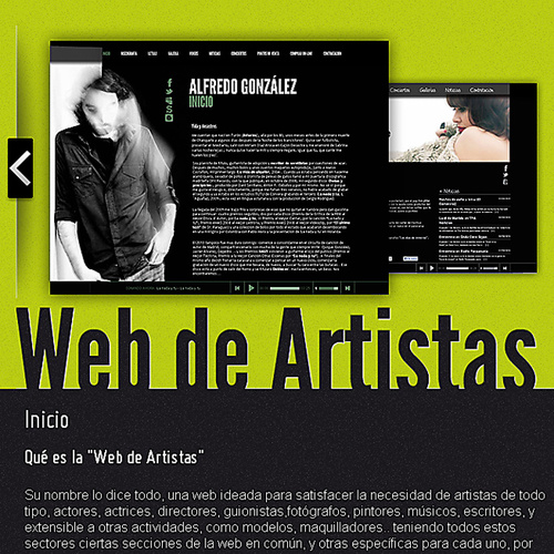 WebdeArtistas's profile picture. Webs low-cost completas para actores, modelos y músicos por 240€/año / fotografía / desarrolloWeb