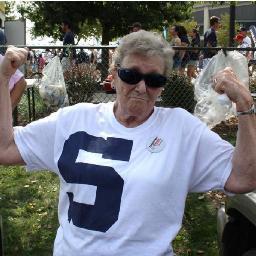 Christmas tree-toting PSU Grandma extraordinaire to 14 grandkids and 1 great grandchild