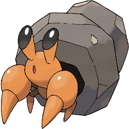 Le_Dwebble's profile picture. #557 This Pokémon can easily melt holes in hard rocks with a liquid secreted from its mouth.