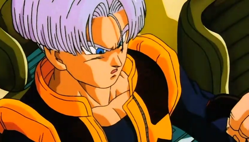 I'm Trunks. Son of Vegeta and Bulma. My best friend Goten. That's all I have to say. {Role Play}