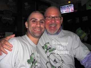 Shaving heads to Conquer Kids Cancer in Indian River County at Capt Hiram's, Sebastian, FL on March 25, 2017