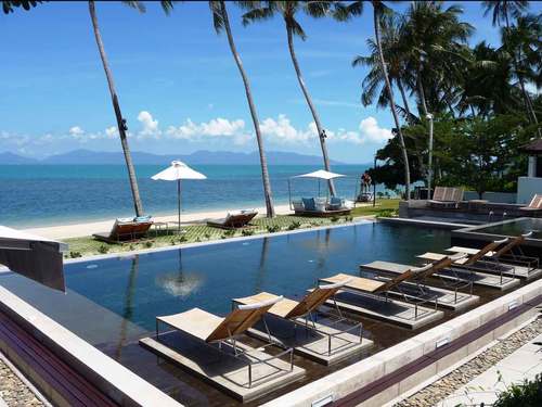 A Beachfront Villa & Apartment Resort in Koh Samui Thailand, in a tropical fusion design theme, fully equipped for that true home from home experience.