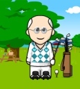 part time golfer full time mufc red