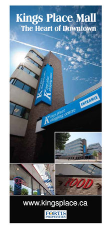 KingsPlaceMall's profile picture. Kings Place Mall is Fredericton's premiere downtown shopping centre with over 30 shops and services...