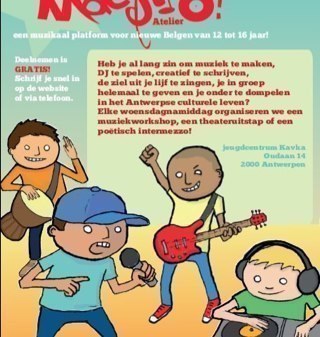 Maestro!Atelier, een muzikaal platform voor nieuwe Belgen van 12 tot 16 jaar.