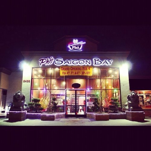 Sacramento's Phở Saigon Bay Restaurant 6458 Stockton Blvd - Sacramento, CA 95823 Tel: 916.594.9395 Follow us for special news and offers!