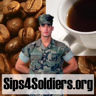 sips4soldiers's profile picture. Make a gift of coffee to service personnel!