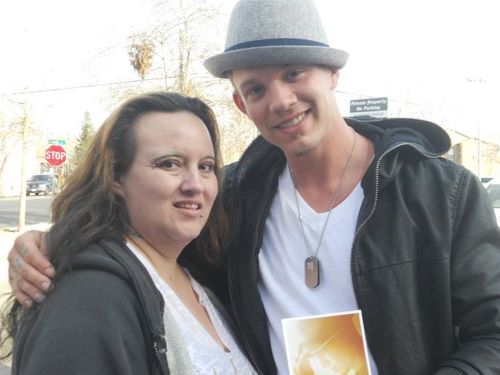MetChrisReneOn2/28/12. GotPics&HeAsked2UseMyBack2SignMyPicture, HeAlsoTaggedMyDaughtersJeansSheWasWaring! HeFollowedMeOn4/16/12