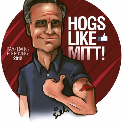 Razorbacks For Romney! Behind Mitt because we cant afford 4 more years! #RazorbacksForRomney #RomneyRyan2012