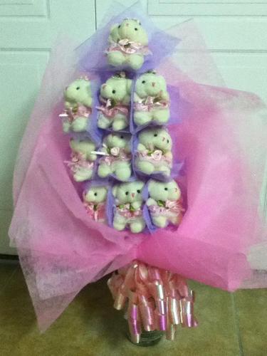 Bear Bouquets for all occasions. Holiday? Birthday? Baby shower? Wedding? Get well? Customize a bear bouquet today!