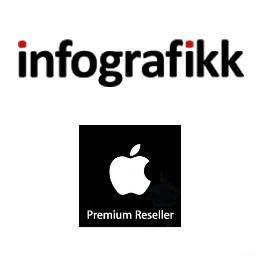 InfoGrafikk er en Apple-forhandler med lange og gode tradisjoner. Vi har kompetente selgere, godt utvalg og eget verksted. Besøk oss og se hva vi kan tilby deg.
