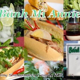 Food cart bringing gourmet vietnamese sandwiches, fresh summer rolls, crispy rolls, coffee and more to MoCo