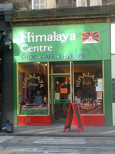 Himalayan crafts shop, delicious home-made vegetarian food, WiFi, space for hire for groups