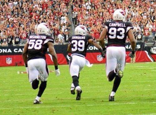 James Sanders SS for the Arizona Cardinals , Fresno State  Alumni, Glad to be in AZ!