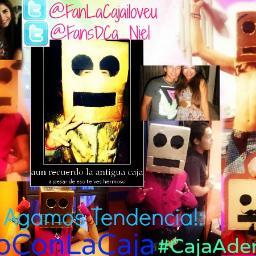 SomosFan de La Caja @lacajammtv & @danielrdzduran los amamos Admis@DanielaDValdez & @FanLaCajailoveu Nos sigue desde el 26/09/2012 #CajaAdentro #YoConLaCaja