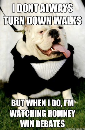 Wagging our tails for #Romney 2012.
