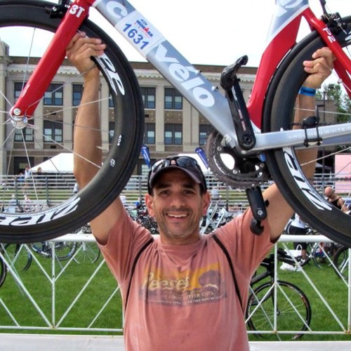 I'm a 9 time Ironman Triathlete with my sites set on my 10h! Balancing training with work and 3 kids activities is more challenging than finishing an Ironman!