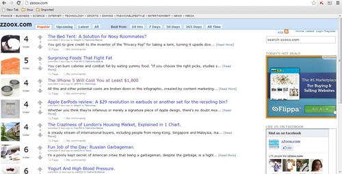 Quick News Sharing & Social bookmarking Website