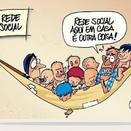Estamos na REDE. Opa, mas em qual REDE. Social... em São Bento... kk Eu sei que tô na rede