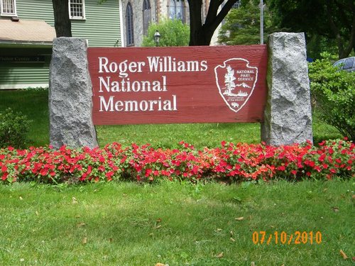 Roger Williams NM commemorates the life and legacy of the founder of RI. The Memorial is on the site of the original 1636 settlement.