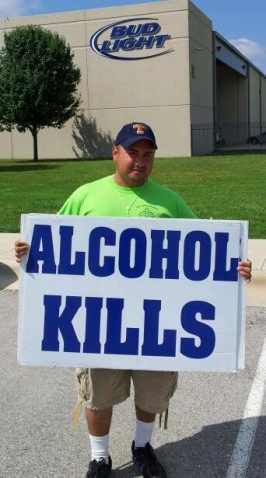 I campaign against alcohol in the name of JESUS CHRIST..my campaign has 3 parts statistics, personal testimony, GODS word against alcohol..GOD BLESS..