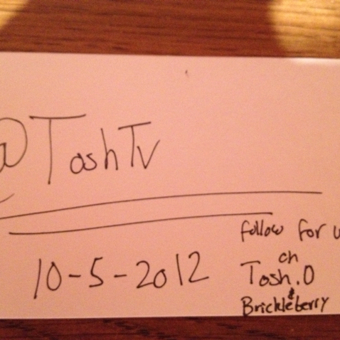 I'm not Daniel Tosh nor am i trying to impersonate him, I'm @ZT0wnsend,& I'll fill you in on Tosh.0 and other comedies