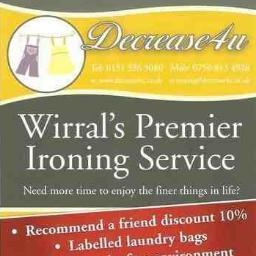 Welcome to Wirrals Premier Ironing Service Decrease4u.