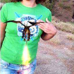 Augmented Reality T-Shirts with interactive DRAGON. App available for iOS & Android
