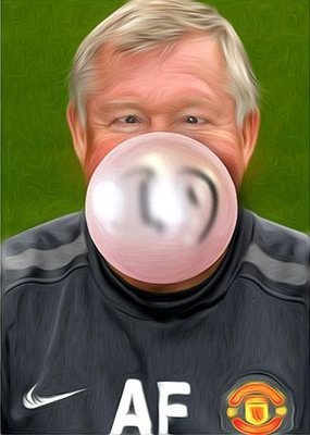 Yes its me again, the biggest chewing gum eating dork on this planet, managing manchester united bcoz I get paid FAT CHEQUES every week, @HowardIWebb my servant