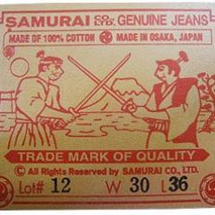 Samurai Genuine Jeans Made In Osaka, Japan