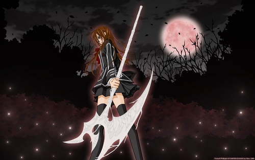Vampire Knigth...with pureblood...brown hair & eyes...day&night class...artemis weapon behind my skirt (ღ˘⌣˘ღ) ♫・*:.。. .。.:*・ luvly luvly*:.。. .。.:*・