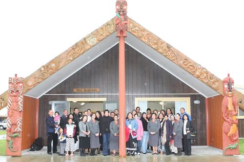 Aotearoa-Ainumosir Exchange Program- 7 Ainu youth (indigenous people of Japan) exchange w/ Maori in New Zealand in February-March '13. http://t.co/YW0fe36O