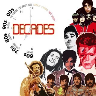Every first Friday of the month at The Gallery, Chorlton. A different decade of music every hour, 60's, 70's, 80's, 90's, 00's. Join us! Follow us!