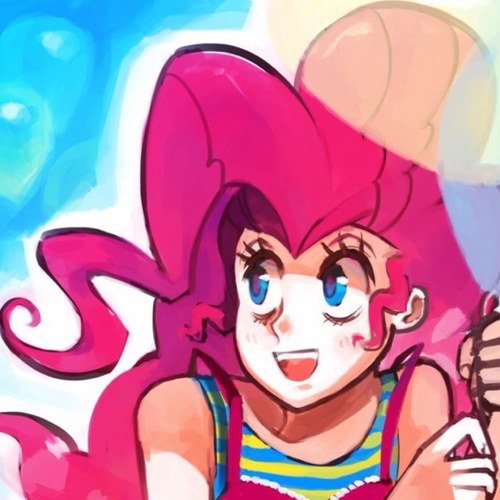 Hi I'm Pinkie Pie! I work at Sugarcube Corner! I am a babysitter for the Cake family as well! I love to hang out with my friends in Ponyville. #humanponies RP