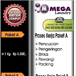 mega laundry jasa laundry kiloan & satuan I Antar-Jemput I Call 0542 800 8 848 or 0811530 848...Mega Laundry balikpapan,,,,bersih....wangi...
