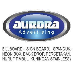 Aurora Advertising
Balikpapan, Kalimantan Timur 
Balikpapan Office : Jl.Letjend S Parman RT 23 No 42
Phone : (0542) 738710 HP. 0811593571