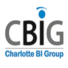 Charlotte Business Intelligence Group (CBIG) is a technical user group focused on analytics, BI & big data. Check our website for meeting times & more info.
