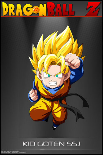 I'm Goten. A 7 year old half saiyan. My #SSBFF is Trunks. My big brother is Gohan and my parents are Goku and ChiChi. I like to train and eat.