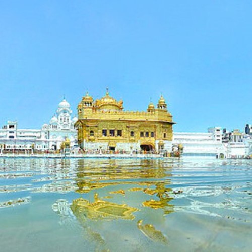 The Harmandir Sahib also Darbar Sahib and informally referred to as the Golden Temple is a prominent Sikh Gurdwara.