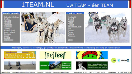 1team_nl's profile picture. Teambuidingportaal 1team 1team.nl teambuilding teambuilden teamspirit teamtraining coaching coachen teamgeest