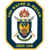 DDG108's profile picture. WAYNE E. MEYER is the 58th Arleigh Burke Class AEGIS Destroyer, manned by 278 Officers and Sailors.