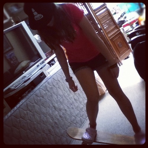 curto skate (: