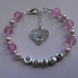 I make personalised bracelets for all occasions, I am constantly adding new designs. Wife and Mum to 5 children 4 boys 1 girl all under 8yr