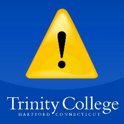 TrinityALERT's profile picture. This is used to communicate emergency information related to Trinity College in Hartford, Connecticut.
