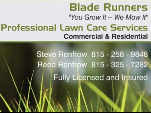 Check us out and like our facebook page! Blade Runners Lawn Services Inc. (GPIL)