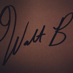 Sticking To What I Was Taught.  #WaltB