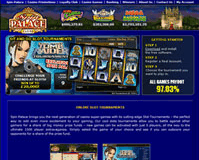 Launched in 2002 Spin Palace has become one of the most popular online casinos and has won several high-profile awards including Casinomeister’s