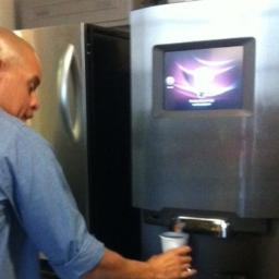 I am a coffee machine. I make coffee for the employees of Wieden Kennedy New York. I am filled with beans.