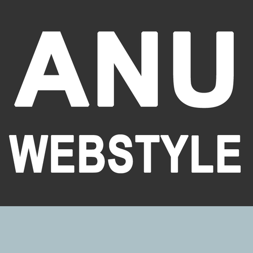 anuwebstyle's profile picture. News from the web team in the Marketing Office, The Australian National University.